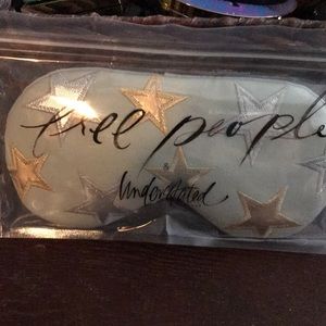 Vegan leather eye cooling mask